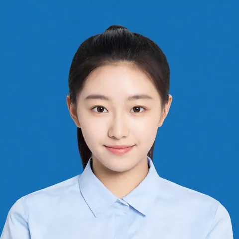 证件照换底色处理后（深蓝底）
