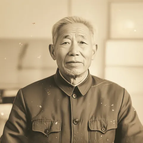 老照片修复后（划痕去除更清晰）